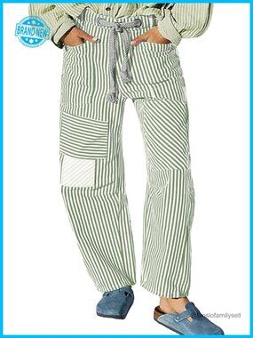 High Waist Drawstring Baggy Barrel Jeans